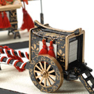 ox-drawn carriage, palanquin
